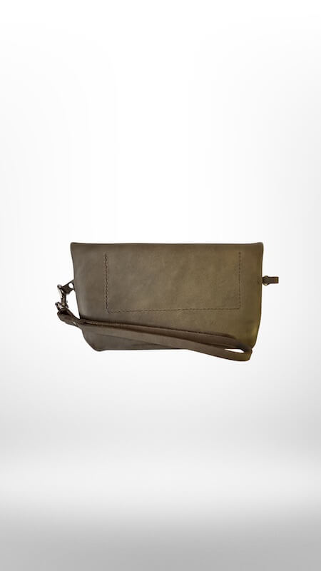 Taupe Clutch Bag